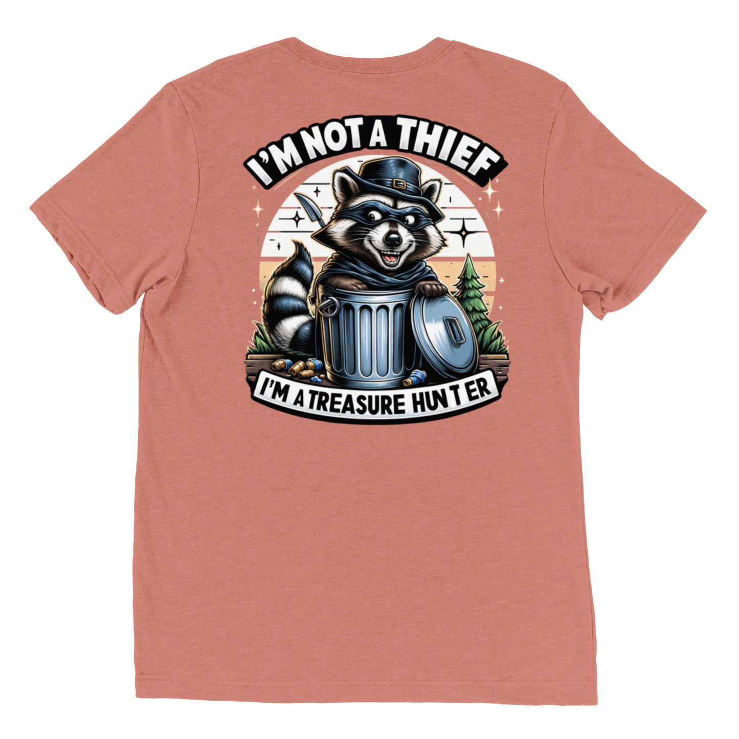Raccoon Treasure Hunter Tee