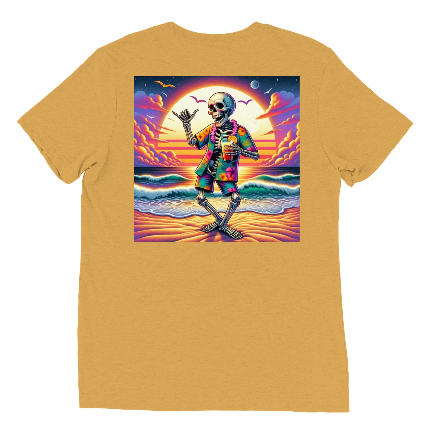 Hawaiian Skeleton T-Shirt