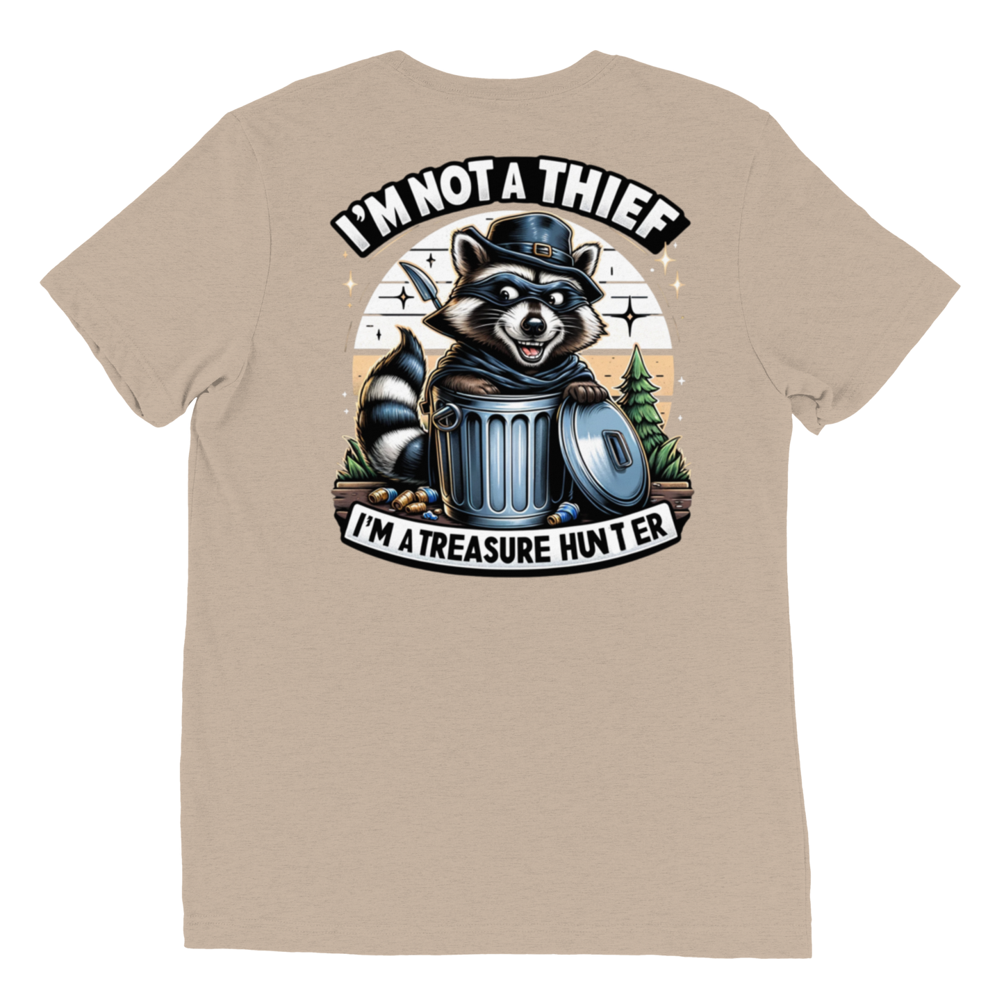 Raccoon Treasure Hunter Tee