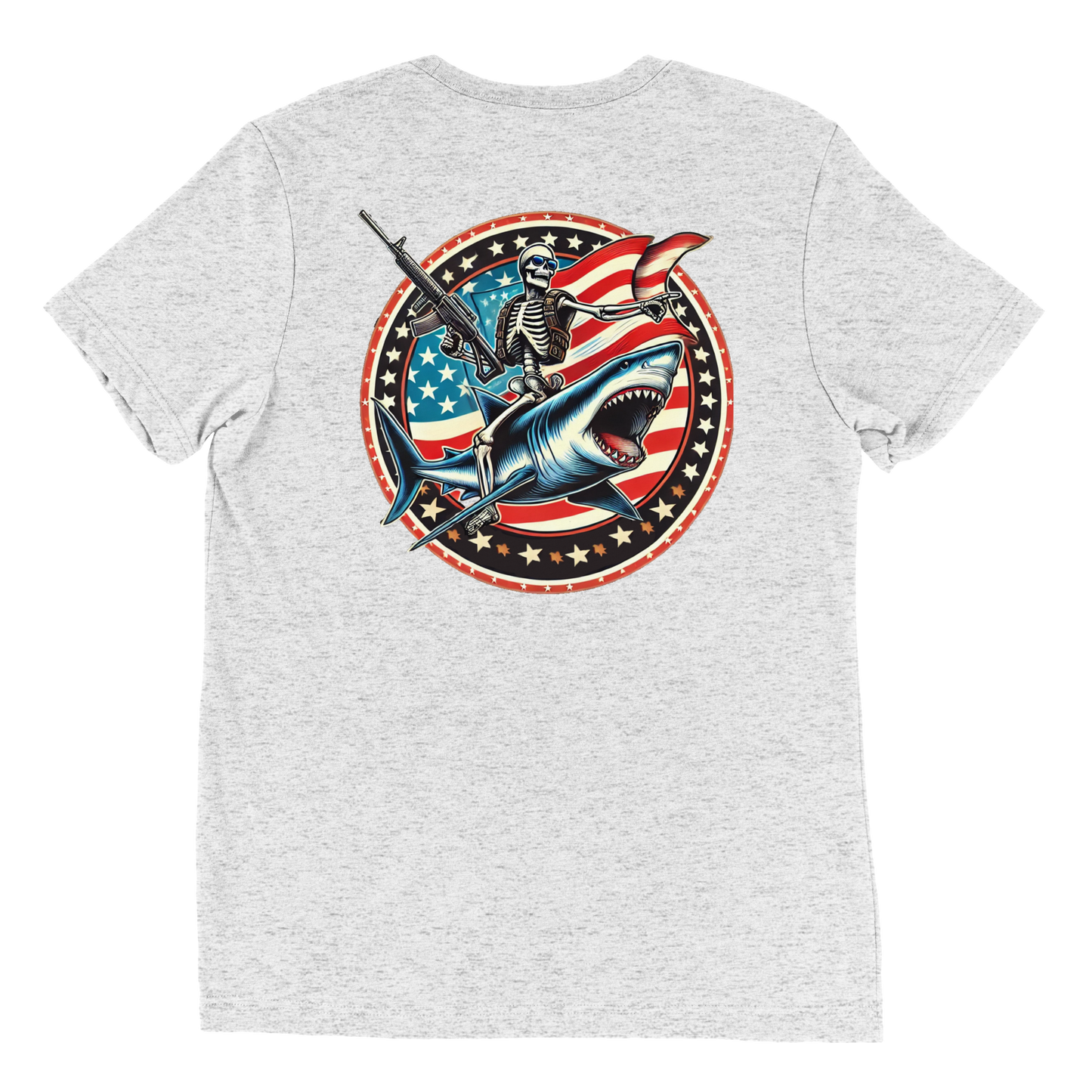 Patriotic Skeleton Tee